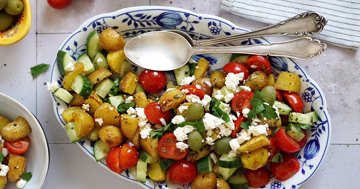 Kartoffelsalat mal anders – Leckeres aus Griechenland