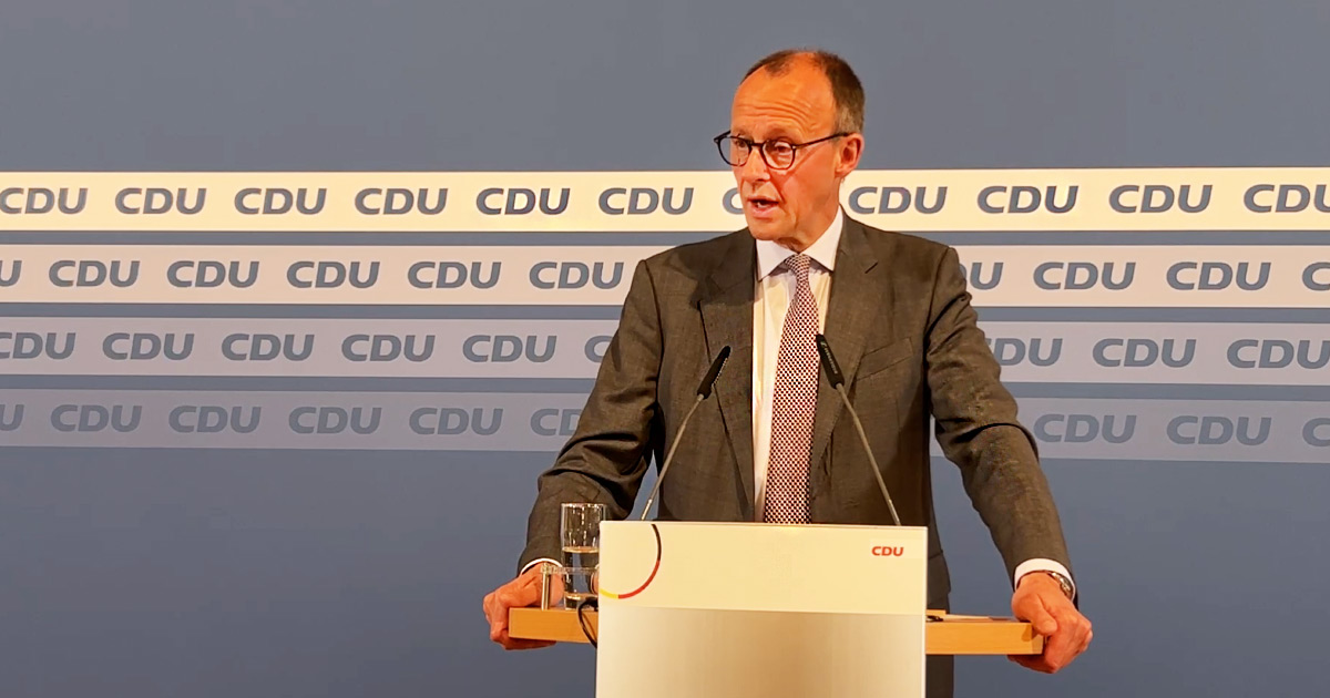CDU Parteichef Friedrich Merz Brilon Totallokal 1