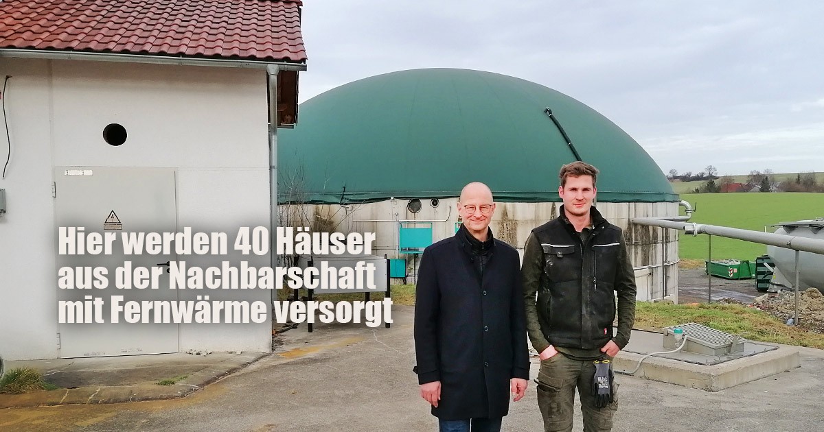 Biogasanlage der Familie Eickhoff in Warstein Niederbergheim