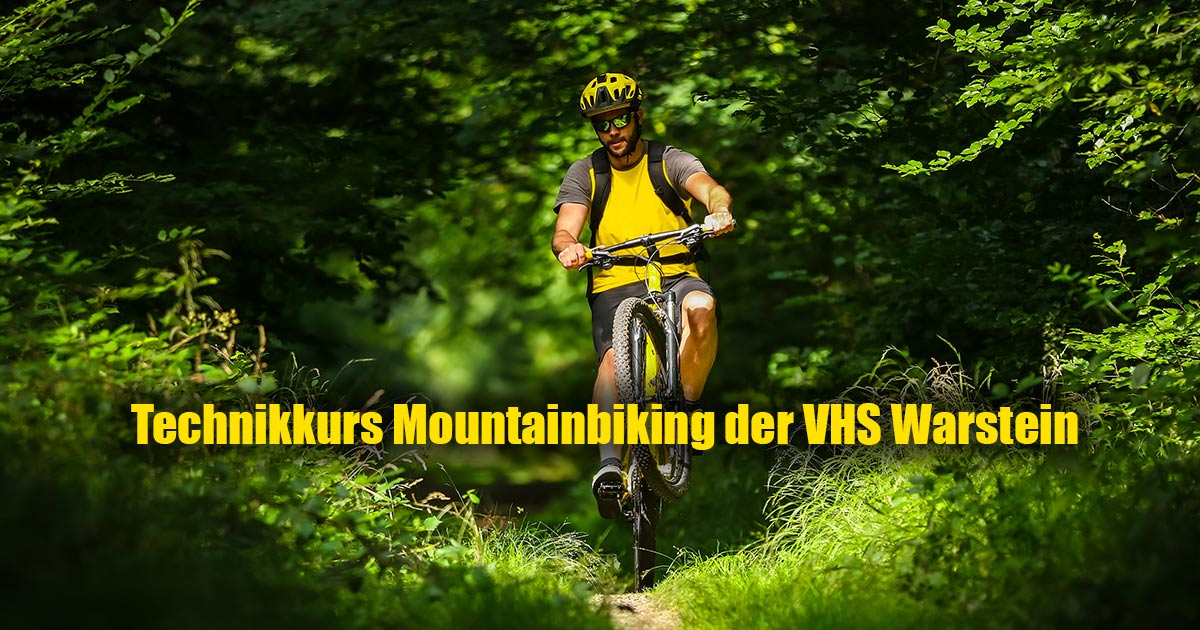 Technikkurs Mountainbiking der VHS Warstein