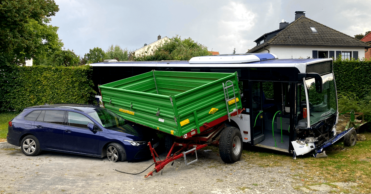 Unfall mit Bus